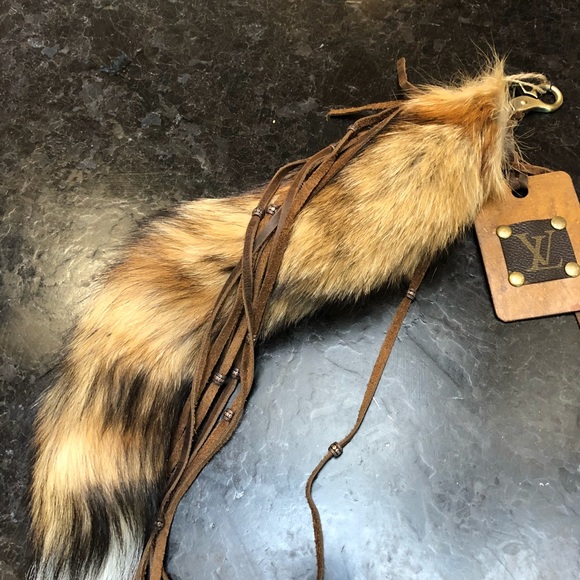 Accessories - Foxtail with a vintage Louis Vuitton tag